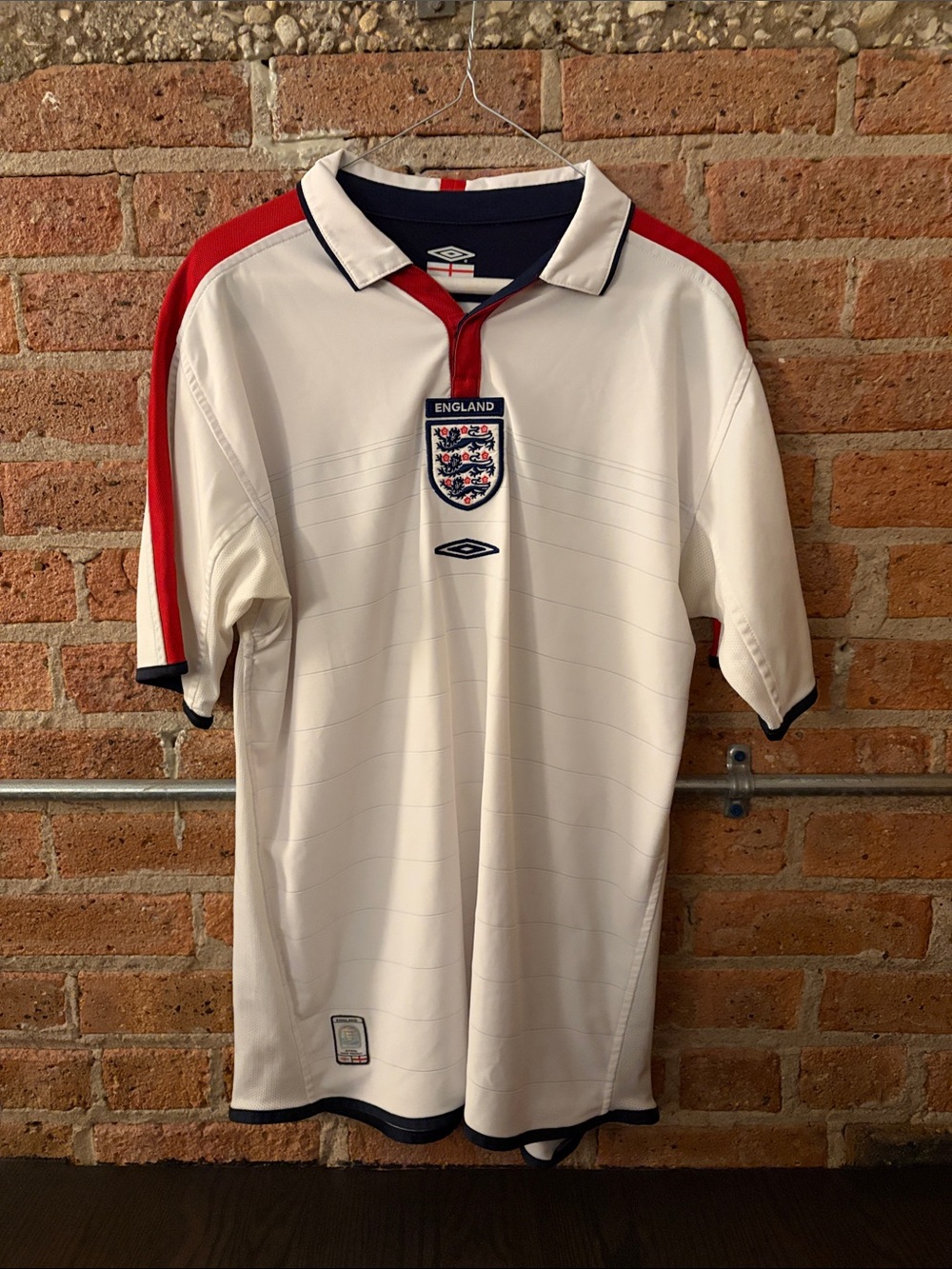 Official England Year 2003/2005 Men's Football Jersey